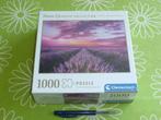 Nieuw in seal: Lavendel veld - puzzel van Clementoni - 1000, Ophalen of Verzenden, 500 t/m 1500 stukjes, Nieuw, Legpuzzel