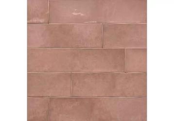 5.6m2 Rosé keramiek tegel 6.5x25CM 11 dozen beschikbaar voor biedingen