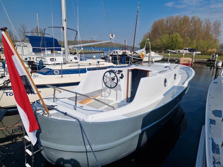 Sloep spitsgatter, Watersport en Boten, Motorboten en Motorjachten, Zo goed als nieuw, Polyester, 6 tot 9 meter, Diesel, Ophalen of Verzenden