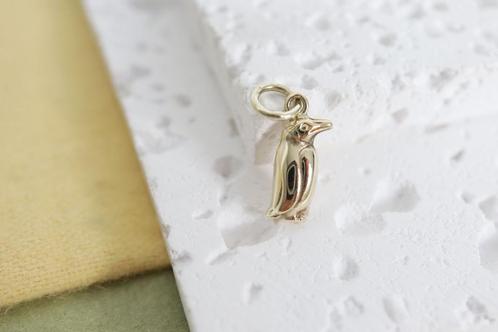14 Karaat Gouden Pinguïn Hanger, Sieraden, Tassen en Uiterlijk, Kettinghangers, Zo goed als nieuw, Goud, Goud, Overige voorstellingen
