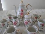 Zeer Mooi Zajecar FP Porcelein Koffieset voor 6 Personen, Ophalen of Verzenden