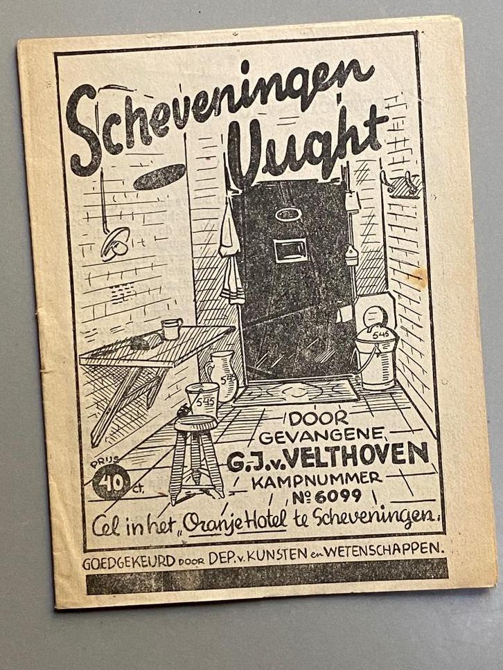 Scheveningen - Vught door gevangene kampnummer no. 6099, Verzamelen, Militaria | Tweede Wereldoorlog, Overige soorten, Boek of Tijdschrift