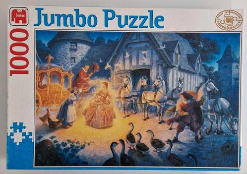 A touch of magic (Assepoester) - vintage Jumbo puzzel, Hobby en Vrije tijd, Denksport en Puzzels, Zo goed als nieuw, Ophalen of Verzenden