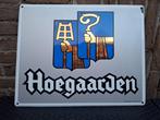 Emaillebord Hoegaarden, Verzamelen, Biermerken, Ophalen of Verzenden, Zo goed als nieuw, Reclamebord, Plaat of Schild, Overige merken
