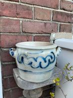 Mooie Keulse pot inhoud van ong. 1 1/2 liter. Grijs / blauw., Antiek en Kunst, Antiek | Keramiek en Aardewerk, Ophalen of Verzenden