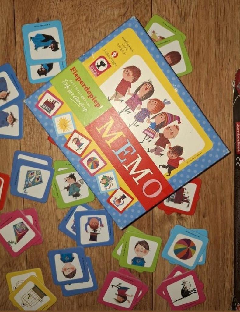 Fieperdepiep Memo - Leuk geheugenspel!, Ophalen of Verzenden, Zo goed als nieuw, Rubinstein, Een of twee spelers