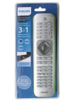 Philips universele afstandsbediening 3 in 1 SRP6013/10 Nieuw, Ophalen, Nieuw, Universeel, Dvd