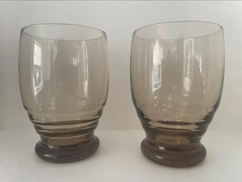 Kristalunie Maastricht Rozendaal 2 glazen Pluto fumi, Antiek en Kunst, Antiek | Glas en Kristal, Verzenden