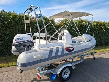 Splinternieuwe complete Rib 390 rubberboot 25pk selva 4 takt beschikbaar voor biedingen