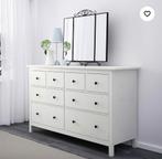HEMNES ikea  Ladekast 8 lades, wit gebeitst, 160x96 cm, Huis en Inrichting, Kasten | Ladekasten, Gebruikt, 5 laden of meer, Ophalen of Verzenden