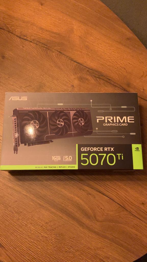 *SEALED* ASUS SFF Ready Prime RTX 5070 TI 16GB videokaart, Computers en Software, Videokaarten, Nieuw, PCI-Express 4.0, GDDR6