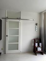 Binnendeur met barn schuifsysteem., Ophalen, 80 tot 100 cm, Binnendeur, Zo goed als nieuw