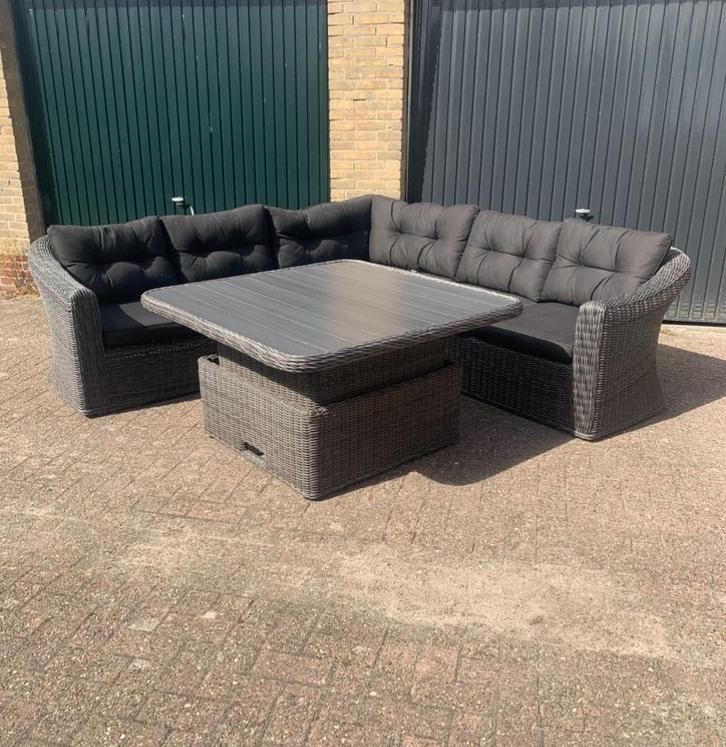 Loungeset Tambohuse met hoogte verstelbare tafel nieuw 2999!, Tuin en Terras, Tuinsets en Loungesets, Zo goed als nieuw, Wicker