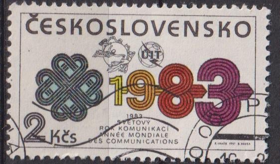 Tsjechoslowakije 1983 UPU Communicatie, Verzenden, Gestempeld, Overige thema's