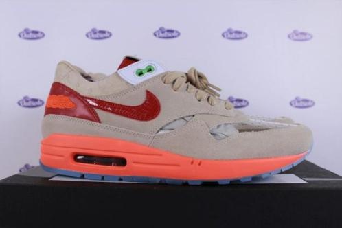 SALE! Nike Air Max 1 Clot Kiss Of Death Orange Blaze, Kleding | Heren, Schoenen, Zo goed als nieuw, Sneakers of Gympen, Overige kleuren