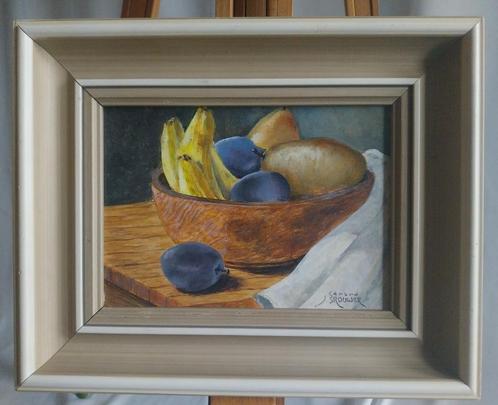 Gerard Brouwer (1937) - Stilleven Fruit - 1980, Antiek en Kunst, Kunst | Schilderijen | Klassiek, Ophalen of Verzenden