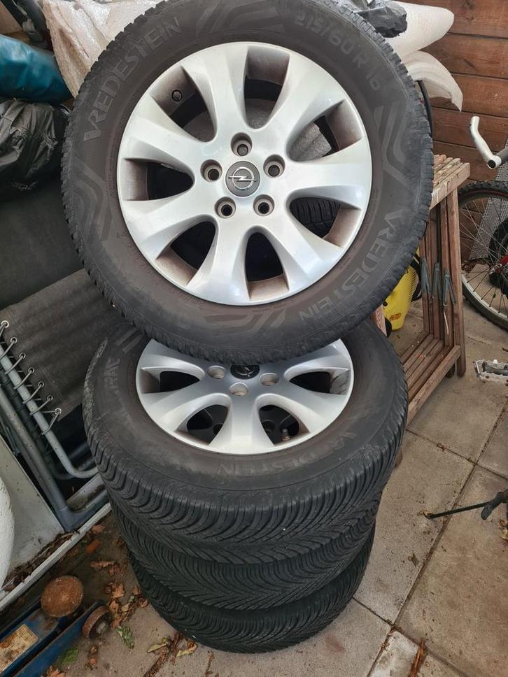 Originele Opel Zafira Tourer LM wielen 16inch, Auto-onderdelen, Banden en Velgen, All Season, 16 inch, 215 mm, Ophalen