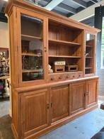 Gave, teakhouten televisiekast | keukenkast | buffetkast, Glas, 200 cm of meer, Niet te achterhalen, Niet te achterhalen