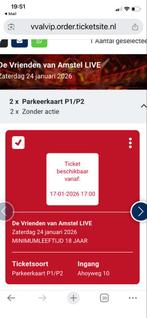 Parkeerkaart 24 januari, Tickets en Kaartjes, Eén persoon, Januari