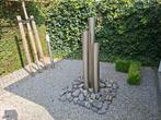 Rvs Fontijn compleet met pomp, Tuin en Terras, Parasols, Ophalen, Zo goed als nieuw, Overige typen