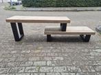 Industrieel TV meubel met steigerhout, Ophalen, 25 tot 50 cm, Minder dan 100 cm