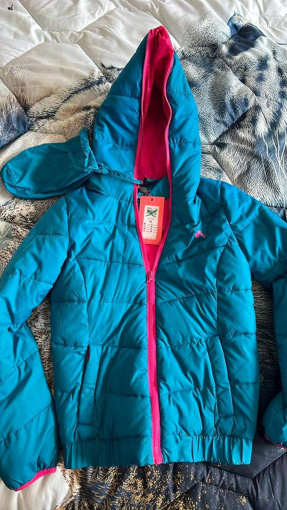 Only play sportwear XSmall blauw/ rose NIEUW met capuchon, Kleding | Dames, Wintersportkleding, Zo goed als nieuw, Jack, Ophalen of Verzenden