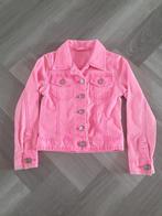 Hema Spijkerjas Roze, Maat 110 / 116, Gebruikt, Meisje, Ophalen of Verzenden, Hema