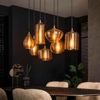 Hanglamp Kirin Glas, 4+3-lamps van Lifestylefurn, Ophalen, ., Nieuw, Glas