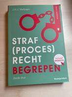 Joost Verbaan - Straf(proces)recht begrepen, Boeken, Ophalen of Verzenden, Alpha, Zo goed als nieuw, HBO