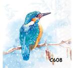 Servetten decoupage/bullet journal * ijsvogel C608, Hobby en Vrije tijd, Verzenden, Nieuw, Materiaal