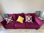 Stylish red couch for cozy nights!!, Ophalen, Zo goed als nieuw, Driepersoons, Rechte bank
