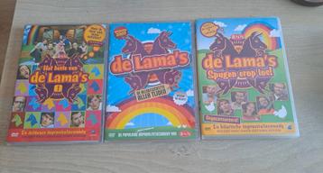 De Lama's 3 dvd's collectie  beschikbaar voor biedingen
