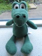 2 x Krokodil van Hema groen gebreid met kunststof ogen, Kinderen en Baby's, Speelgoed | Knuffels en Pluche, Ophalen of Verzenden