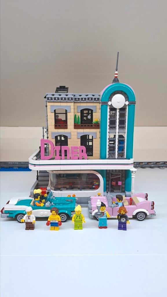 Lego creator expert 10260 Downtown Diner en GWP lego 40488, Kinderen en Baby's, Speelgoed | Duplo en Lego, Zo goed als nieuw, Lego