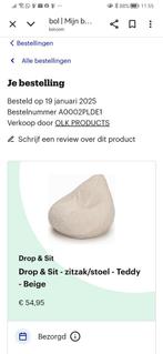 Zitzak als nieuw, Ophalen, Zo goed als nieuw, Beige, Zitzak