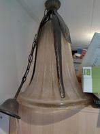 Hanglamp kelk vorm Speciaal glas glas geblazen, Huis en Inrichting, Lampen | Hanglampen, Ophalen, Zo goed als nieuw, Glas, 75 cm of meer