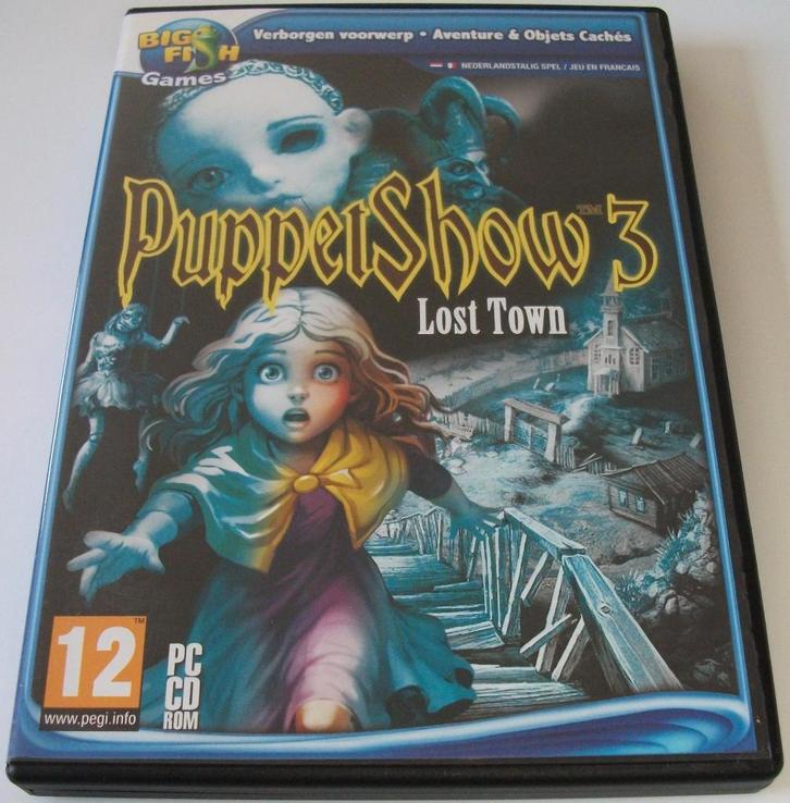 PC Game *** PUPPETSHOW 3 *** Big Fish, Spelcomputers en Games, Games | Pc, Zo goed als nieuw, Puzzel en Educatief, 1 speler, Vanaf 12 jaar