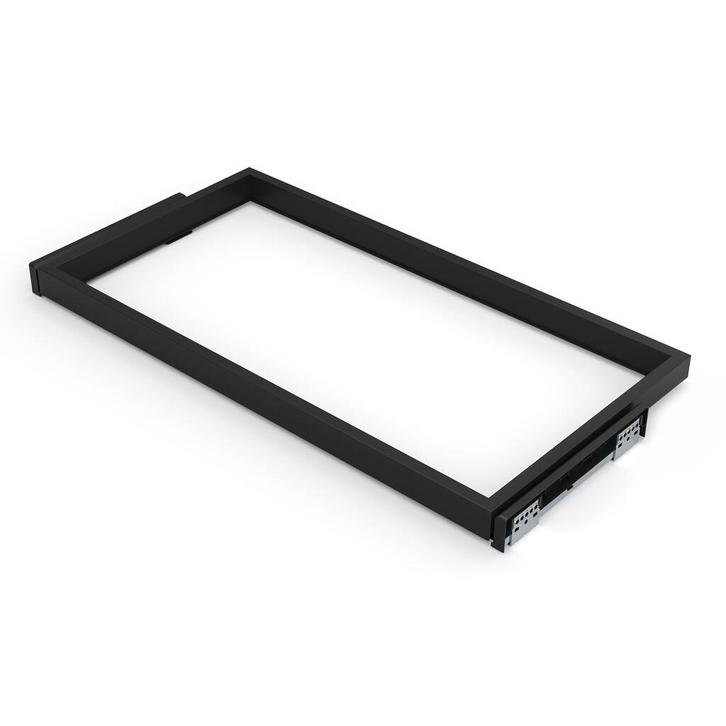 Emuca uittrekbaar frame zwart 832-866mm, Huis en Inrichting, Kasten | Kledingkasten, Nieuw, Minder dan 100 cm, 50 tot 100 cm, 25 tot 50 cm