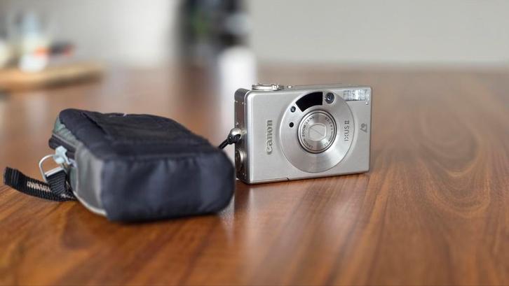 Canon IXUS II 2 - Goede staat + Hoesje, Audio, Tv en Foto, Fotocamera's Analoog, Gebruikt, Compact, Canon, Ophalen of Verzenden