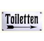 tekstbord Toiletten emaille, Huis en Inrichting, Woonaccessoires | Tekstborden en Spreuken, Ophalen, HorecaBeelden, Nieuw, HorecaBeelden