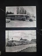 2 foto's GADO Crossley opleggerbussen. 9x13 cm, Verzamelen, Spoorwegen en Tramwegen, Ophalen of Verzenden, Trein, Kaart of Prent