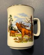 Mok herten Dwingeloo eversberg eland gewei Bavaria, Ophalen of Verzenden, Zo goed als nieuw, Overige stijlen, Kop(pen) en/of Schotel(s)