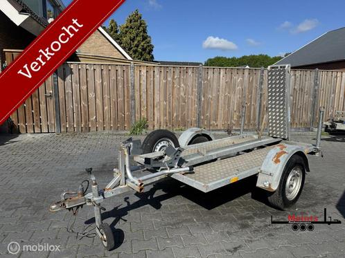 Ongeremde enkelasser motor trailer 1 motor 255x110, Auto diversen, Aanhangers en Bagagewagens, Gebruikt