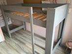 Grijze hoogslaper 90x200 t.e.a.b., Ophalen, Gebruikt, Hoogslaper