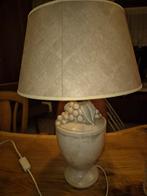 Vintage tafellamp met druivenmotief - 54 cm hoog, Ophalen, Gebruikt, Minder dan 100 cm, Vintage
