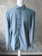 Blauw Gaastra overhemd maat M., Gaastra, Blauw, Zo goed als nieuw, Halswijdte 39/40 (M)