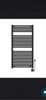 Elara Elektrische Radiator Smart WiFi 118.5 x 60 cm - Mat Zw, Doe-het-zelf en Verbouw, Verwarming en Radiatoren, Ophalen, 500 tot 800 watt