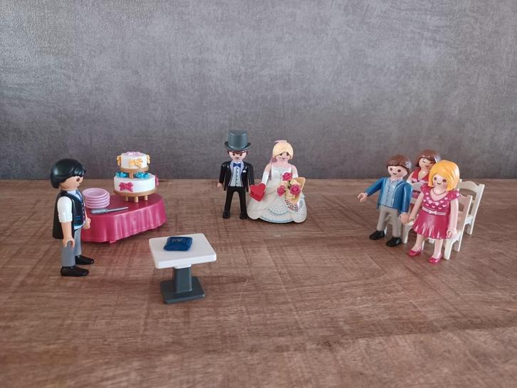 99. Playmobil Bruidspaar, bruiloftsfeest, Kinderen en Baby's, Speelgoed | Playmobil, Zo goed als nieuw, Complete set, Ophalen of Verzenden