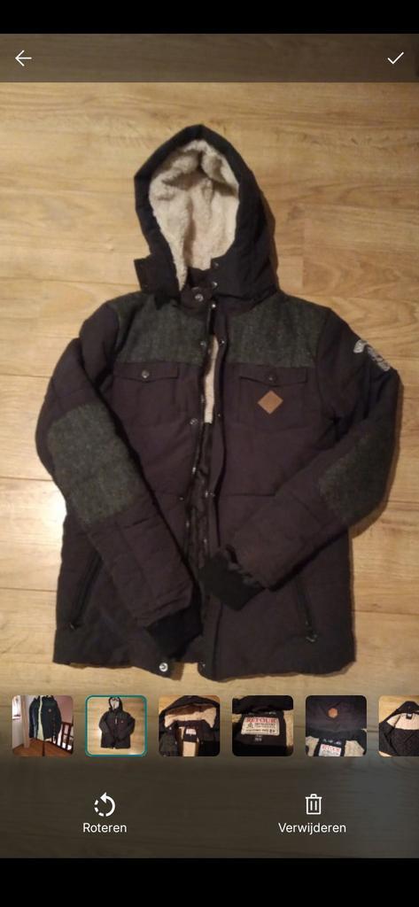 Mooie goed gevoerde winterjas met teddy Retour, Kinderen en Baby's, Kinderkleding | Maat 158, Zo goed als nieuw, Meisje, Jas, Ophalen of Verzenden