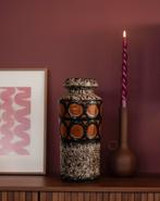 Vintage Scheurich Vaas (HKliving style), Overige kleuren, Aardewerk of Porselein, Ophalen of Verzenden, Zo goed als nieuw